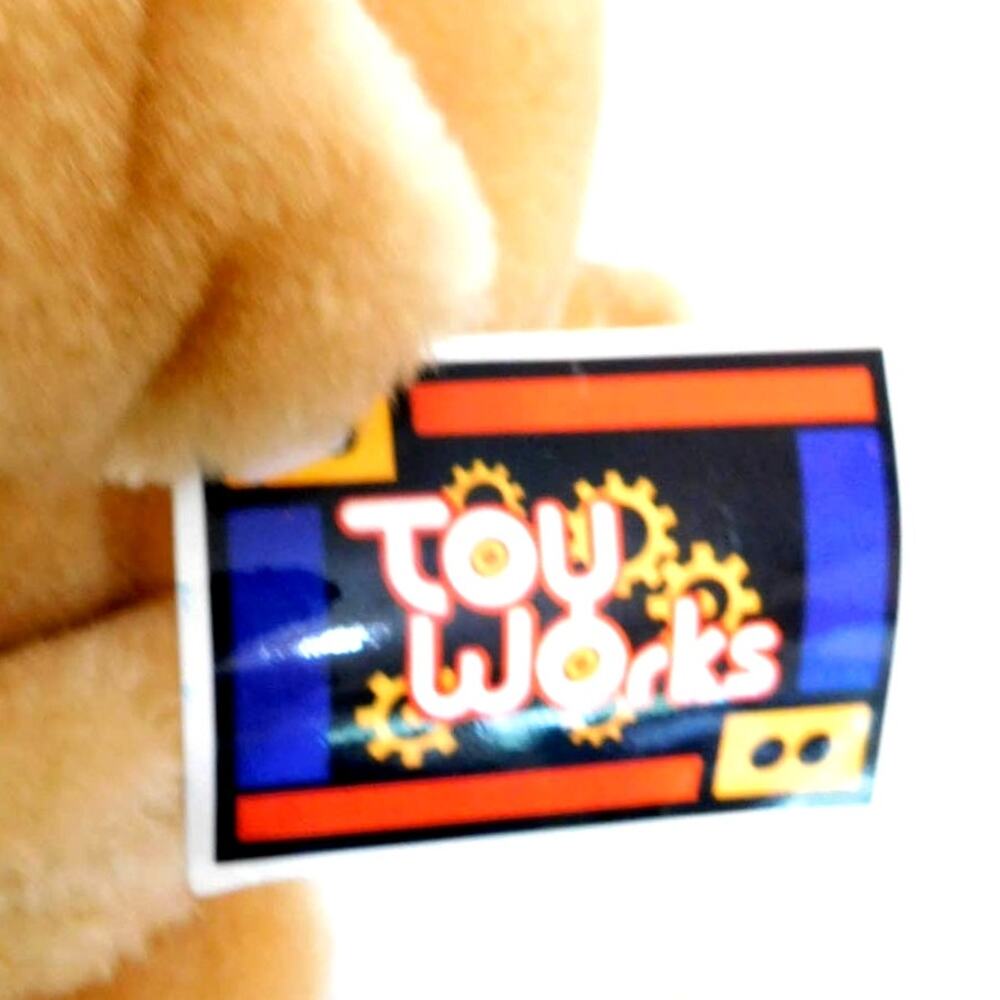 Vintage 1990s Toy Works Wassup Bone Shar Pei Dog Plush Stuffed Animal NWT 14" - Picture 3 of 12